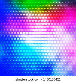 Light Blue, Red vector template with circles. Colorful illustration with gradient dots in nature style. New template for your brand book.