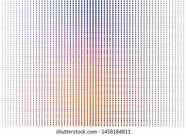 Light Blue, Red vector template with circles. Blurred decorative design in abstract style with bubbles. Design for your business advert.