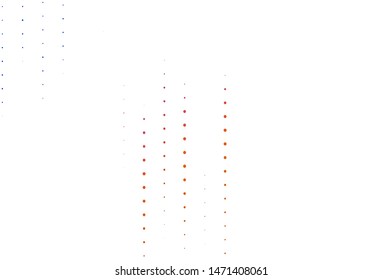 Light Blue, Red vector template with circles. Beautiful colored illustration with blurred circles in nature style. Design for poster, banner of websites.