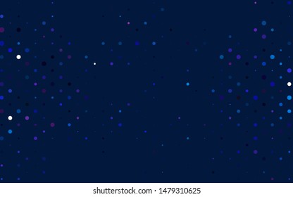 Light Blue, Red vector template with circles. Blurred decorative design in abstract style with bubbles. Pattern for beautiful websites.