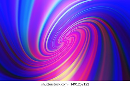 Light Blue, Red vector template with lines. Modern gradient abstract illustration with bandy lines. A completely new template for your design.