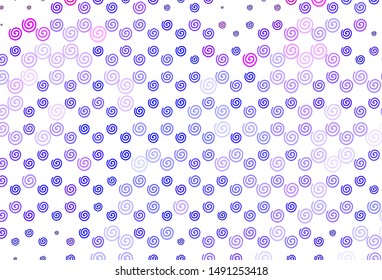 Light Blue, Red vector template with wry lines. A circumflex abstract illustration with gradient. Elegant pattern for a brand book.