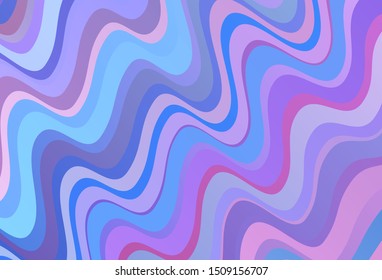 Light Blue, Red vector template with wry lines. An elegant bright illustration with gradient. Abstract design for your web site.