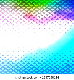 Light Blue, Red vector template with rectangles. Abstract gradient illustration with rectangles. Best design for your ad, poster, banner.