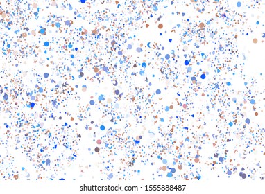Light Blue, Red vector template with chaotic shapes. Illustration with colorful gradient shapes in abstract style. Simple design for your web site.