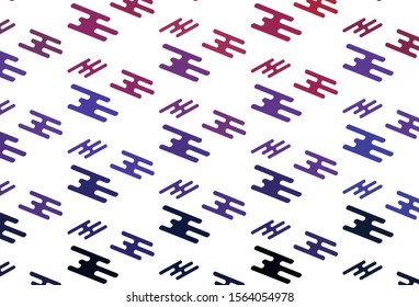 Light Blue, Red vector template with repeated sticks. Decorative shining illustration with lines on abstract template. Smart design for your business advert.