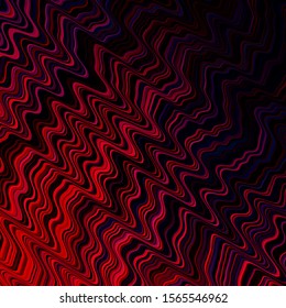 Light Blue, Red vector template with curves. Colorful illustration with curved lines. Smart design for your promotions.