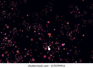 Light Blue, Red vector template with chaotic shapes. Modern abstract illustration with colorful random forms. Background for a cell phone.
