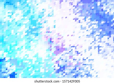 Light Blue, Red vector template with circles. Blurred bubbles on abstract background with colorful gradient. New template for your brand book.
