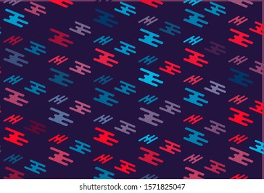 Light Blue, Red vector template with repeated sticks. Decorative shining illustration with lines on abstract template. Pattern for websites, landing pages.