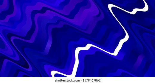 Light Blue, Red vector template with curves. Bright illustration with gradient circular arcs. Best design for your posters, banners.