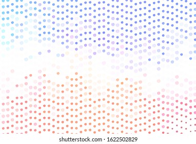 Light Blue, Red vector template with wry lines. A sample with colorful lines, shapes. Abstract design for your web site.