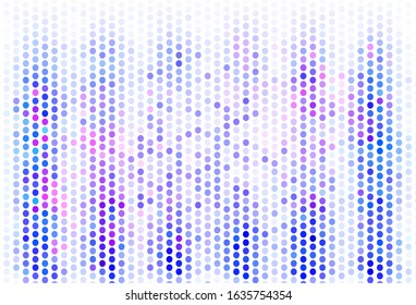 Light Blue, Red vector template with circles. Blurred bubbles on abstract background with colorful gradient. New template for your brand book.