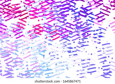 Light Blue, Red vector template with repeated sticks. Glitter abstract illustration with colorful sticks. Best design for your ad, poster, banner.