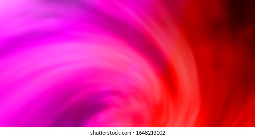 Light Blue, Red vector template with sky, clouds. Shining illustration with abstract gradient clouds. Colorful pattern for appdesign.