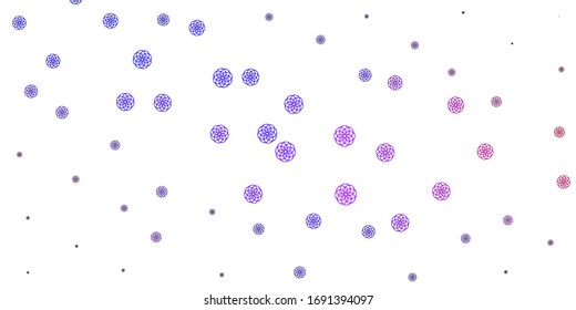 Light Blue, Red vector template with abstract forms. Illustration with colorful shapes in abstract style. Background for cell phones.