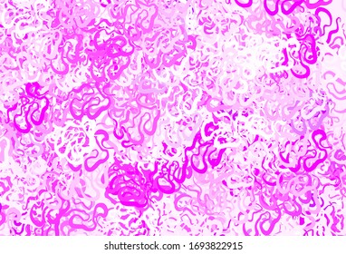 Plantilla vectorial roja, azul claro con formas caóticas. Ilustración con formas de degradado coloridas en estilo abstracto. Diseño moderno para su tarjeta de visita.