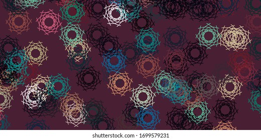 Light Blue, Red vector template with abstract forms. Modern abstract illustration with gradient random forms. Simple illustration for your web site.