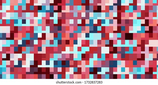 Light Blue, Red vector template in rectangles. Rectangles with colorful gradient on abstract background. Pattern for websites, landing pages.