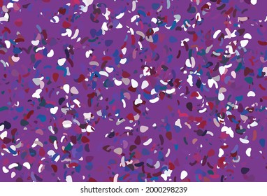 Light blue, red vector template with memphis shapes. Modern abstract illustration with colorful random forms. Best smart design for your business.