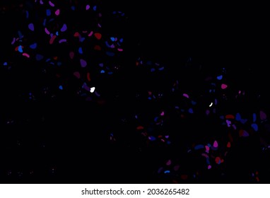 Light Blue, Red vector template with memphis shapes. Decorative design in abstract style with random forms. Elegant design for wallpapers.