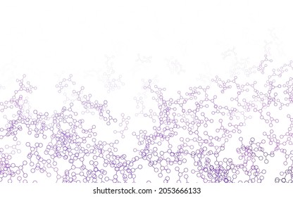 Clara azul, plantilla vectorial roja con estructura de inteligencia artificial. Estructura de IA coloreada con líneas de degradado y puntos. Diseño para la representación de las innovaciones cibernéticas.