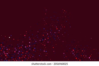 Hellblau, rote Vektorvorlage mit Kristallen, Rechtecken. Dekoratives Design im abstrakten Stil mit Rechtecken. Moderne Vorlage für Ihre Zielseite.