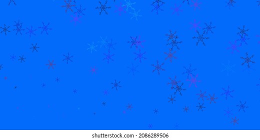 Light Blue, Red vector template with curves. Illustration in abstract style with gradient curved.  Design for your business promotion.
