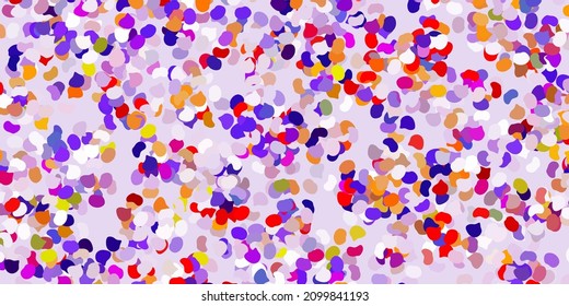 Light blue, red vector template with abstract forms. Illustration with colorful shapes in abstract style. Background for cell phones.