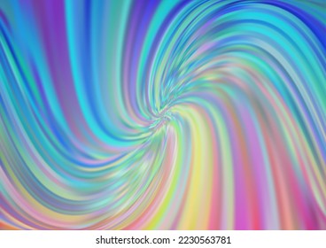 Light Blue, Red vector template with lava shapes. Blurred geometric sample with gradient bubbles.  A completely new template for your business design.