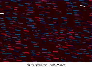 Light Blue, Red vector template with repeated sticks. Modern geometrical abstract illustration with staves. Backdrop for TV commercials.
