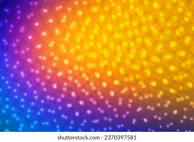 Light Blue, Red vector template with circles. Blurred bubbles on abstract background with colorful gradient. Design for your business advert.