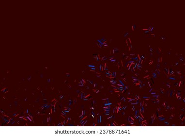 Light Blue, Red vector template with repeated sticks. Shining colored illustration with narrow lines. Smart design for your business advert.