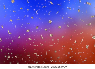 Light Blue, Red vector template in carnival style. A colorful design in Christmas style with gradient. Pattern for school, grammar websites.