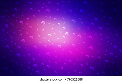 Light Blue, Red vector template with circles. Blurred bubbles on abstract background with colorful gradient. The pattern can be used for beautiful websites.