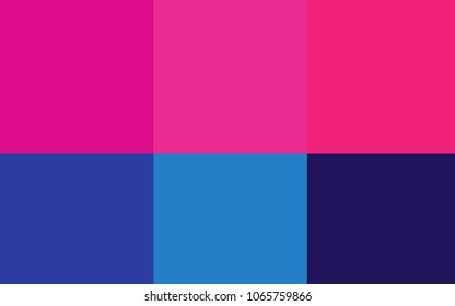 Light Blue, Red vector texture with collection of colors. Shining palette with spectrum of colors. Set of colors for clever designers.