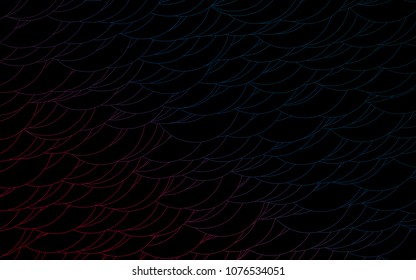 Light Blue, Red vector  texture with disks. Blurred bubbles on abstract background with colorful gradient. Beautiful design for your business natural advert.