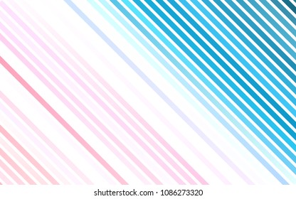 Light Blue, Red vector texture with colored lines. Modern geometrical abstract illustration with staves. Best design for your ad, poster, banner.