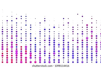 Light Blue, Red vector  texture with disks. Glitter abstract illustration with blurred drops of rain. The pattern can be used for aqua ad, booklets.