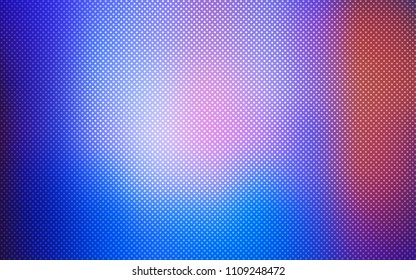 Light Blue, Red vector texture with disks. Glitter abstract illustration with blurred drops of rain. Pattern can be used as texture of wallpapers.