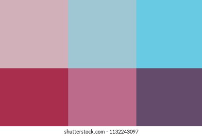 Light Blue, Red vector texture with collection of colors. Illustration with set of spectral palette. Template of colors for smart designers.