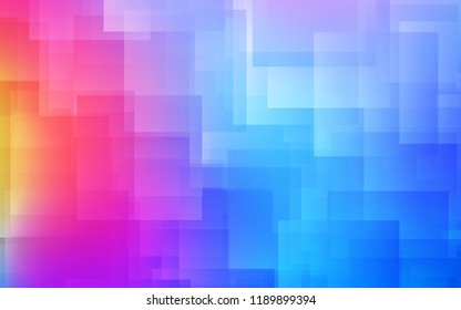 Light Blue, Red vector texture with colored lines. Decorative shining illustration with lines on abstract template. Pattern for ads, posters, banners.