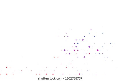 Light Blue, Red vector texture in triangular style. Abstract gradient illustration with triangles. Pattern can be used for websites.