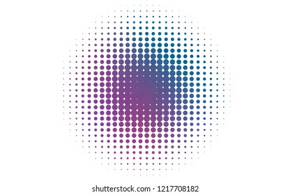 Light Blue, Red vector texture with disks. Glitter abstract illustration with blurred drops of rain. Pattern for beautiful websites.