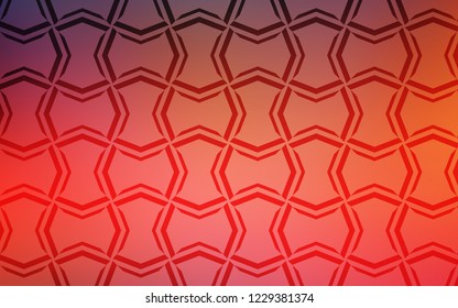 Light Blue, Red vector texture with colored lines. Lines on blurred abstract background with gradient. Pattern for your busines websites.