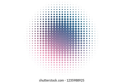 Light Blue, Red vector texture with disks. Beautiful colored illustration with blurred circles in nature style. Pattern for beautiful websites.