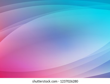 Light Blue, Red vector texture with colored lines. Lines on blurred abstract background with gradient. The pattern can be used for websites.