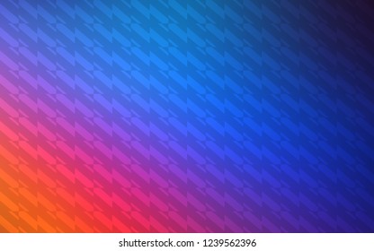 Light Blue, Red vector texture with colored lines. Lines on blurred abstract background with gradient. Pattern for ads, posters, banners.