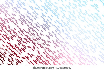 Light Blue, Red vector texture with colored lines. Shining colored illustration with narrow lines. Smart design for your business advert.