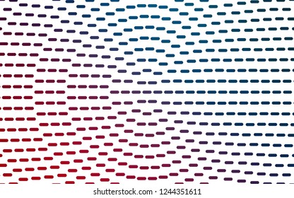 Light Blue, Red vector texture with colored lines. Blurred decorative design in simple style with lines. Smart design for your business advert.